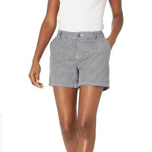 Gingham Print Chino Shorts 10, Amazon Essentials